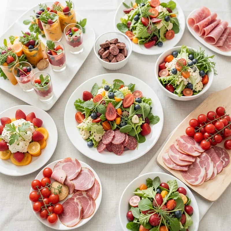 Buffet froid d'été : idées de recettes pour recevoir