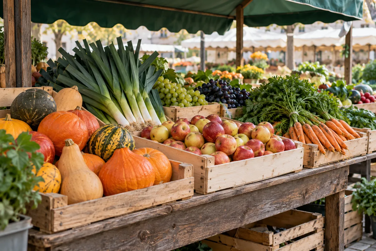 Fruits et légumes de saison : bâtir un menu de réception