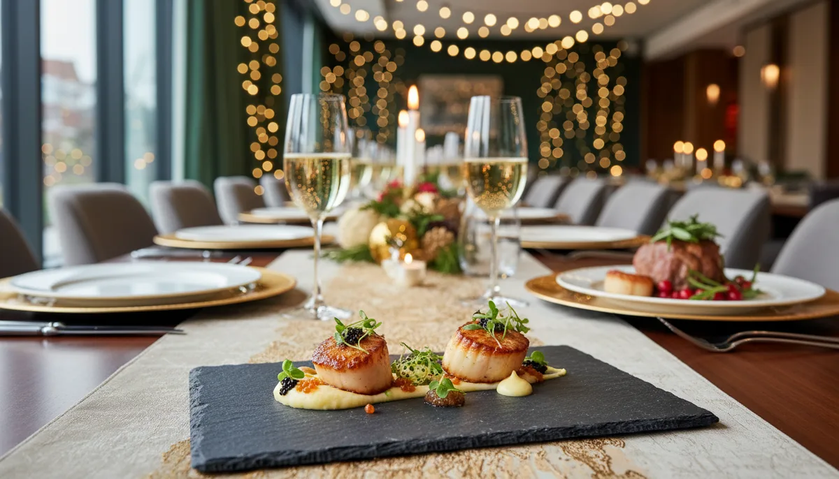 Menu de fêtes traiteur : guide complet pour Noël, Nouvel An et réveillons